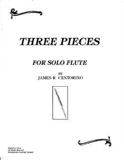 Three Pieces
    for Solo Flute